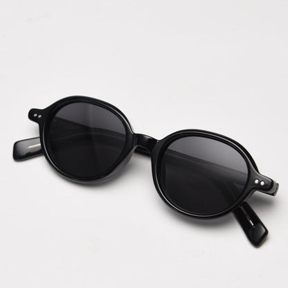 Retro Small Round Frame Polarized Sunglasses