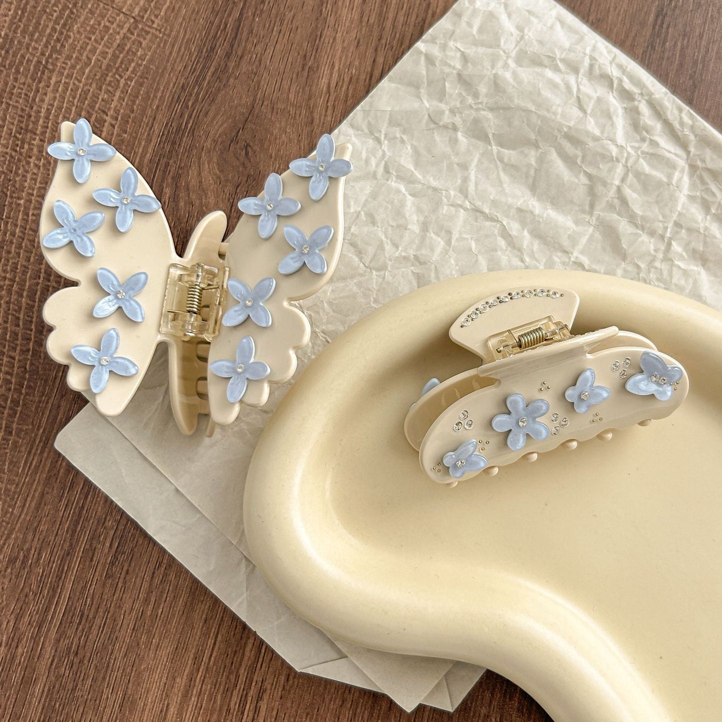 2+Butterfly Floral Sweet Hair Clips