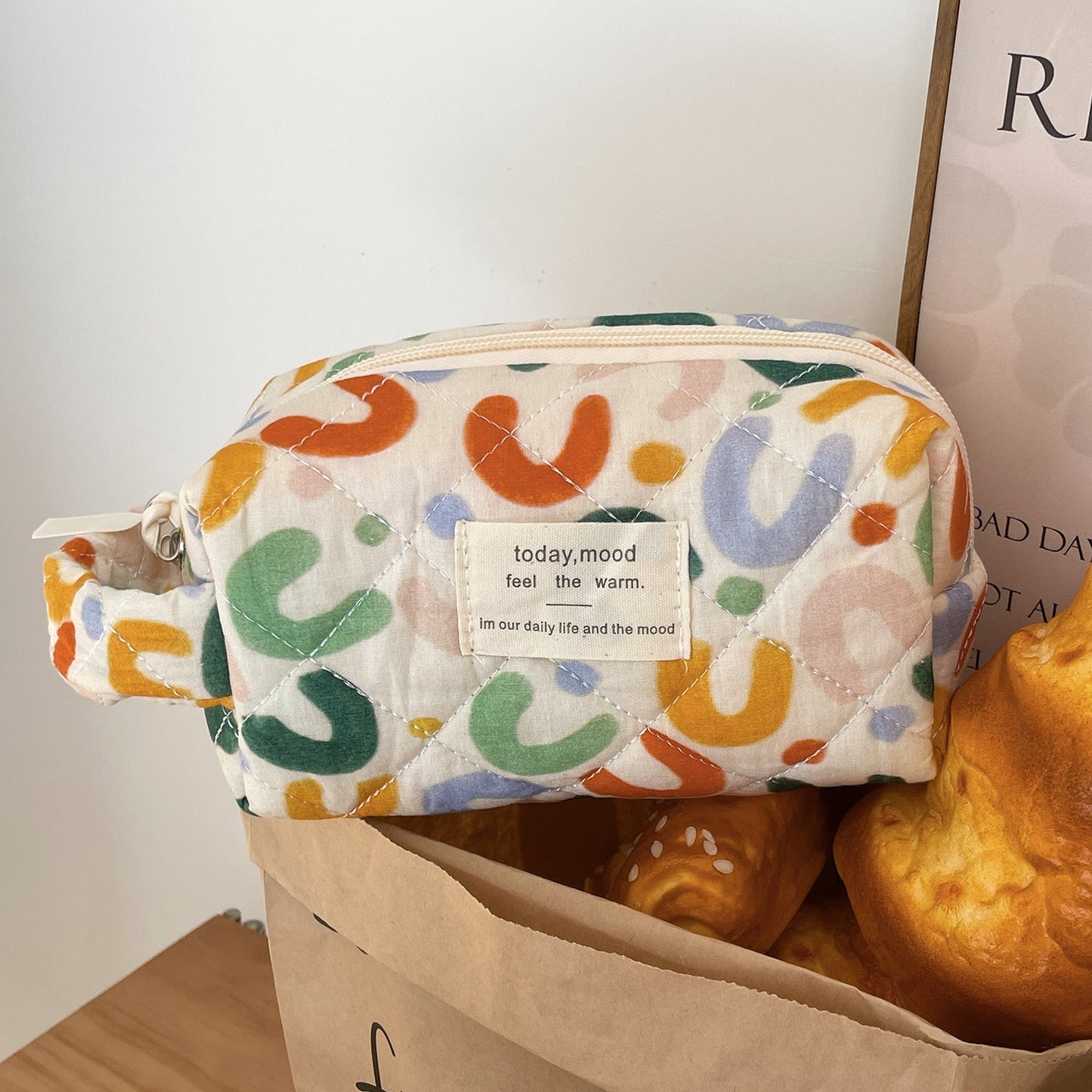 Colorful Letter Cute Make Up Bag