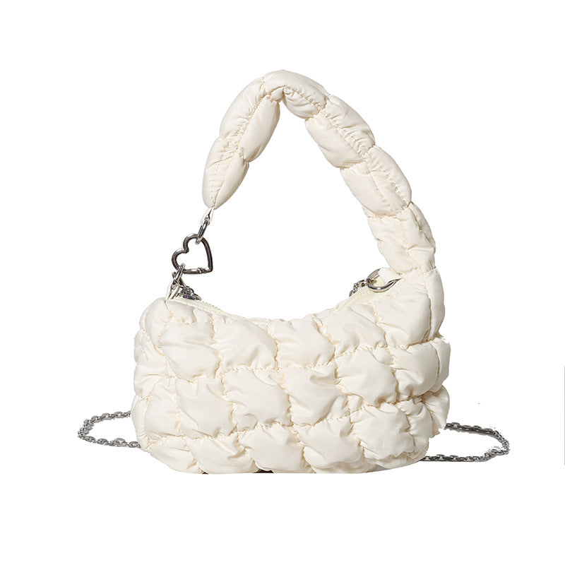 Cute Cloud Puffer Chain Mini Handbag