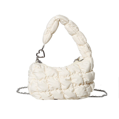 Cute Cloud Puffer Chain Mini Handbag