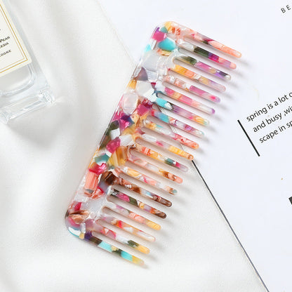 Acrylic Square Mini Portable Hair Combs