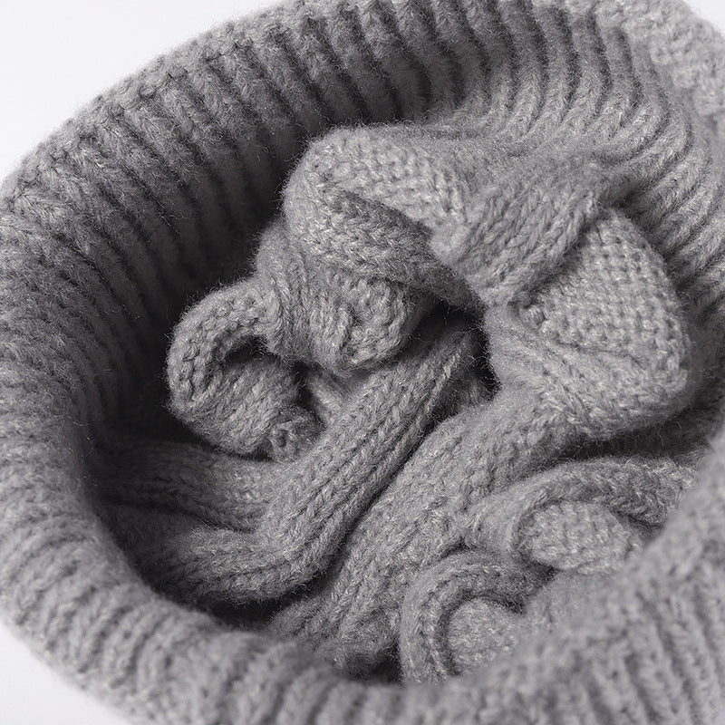 Solid Color Thick Knit Beanie