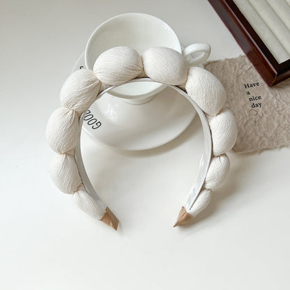 Sponge Twist Clouds Hairband
