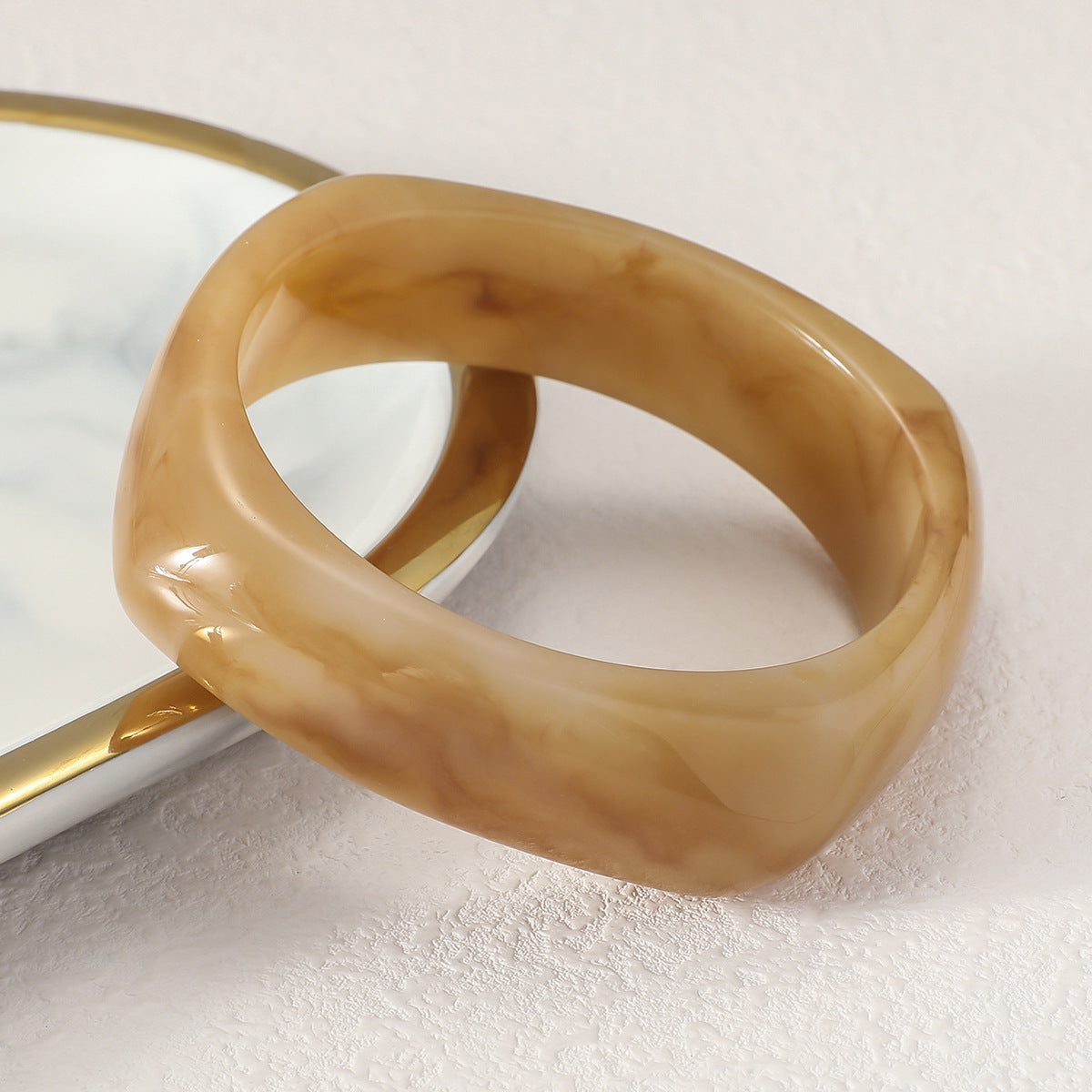 Vintage Irregular Translucent Geometric Bracelet