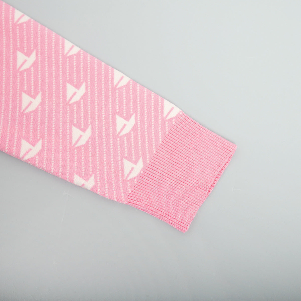 Print Contrast Color Loose Sweater