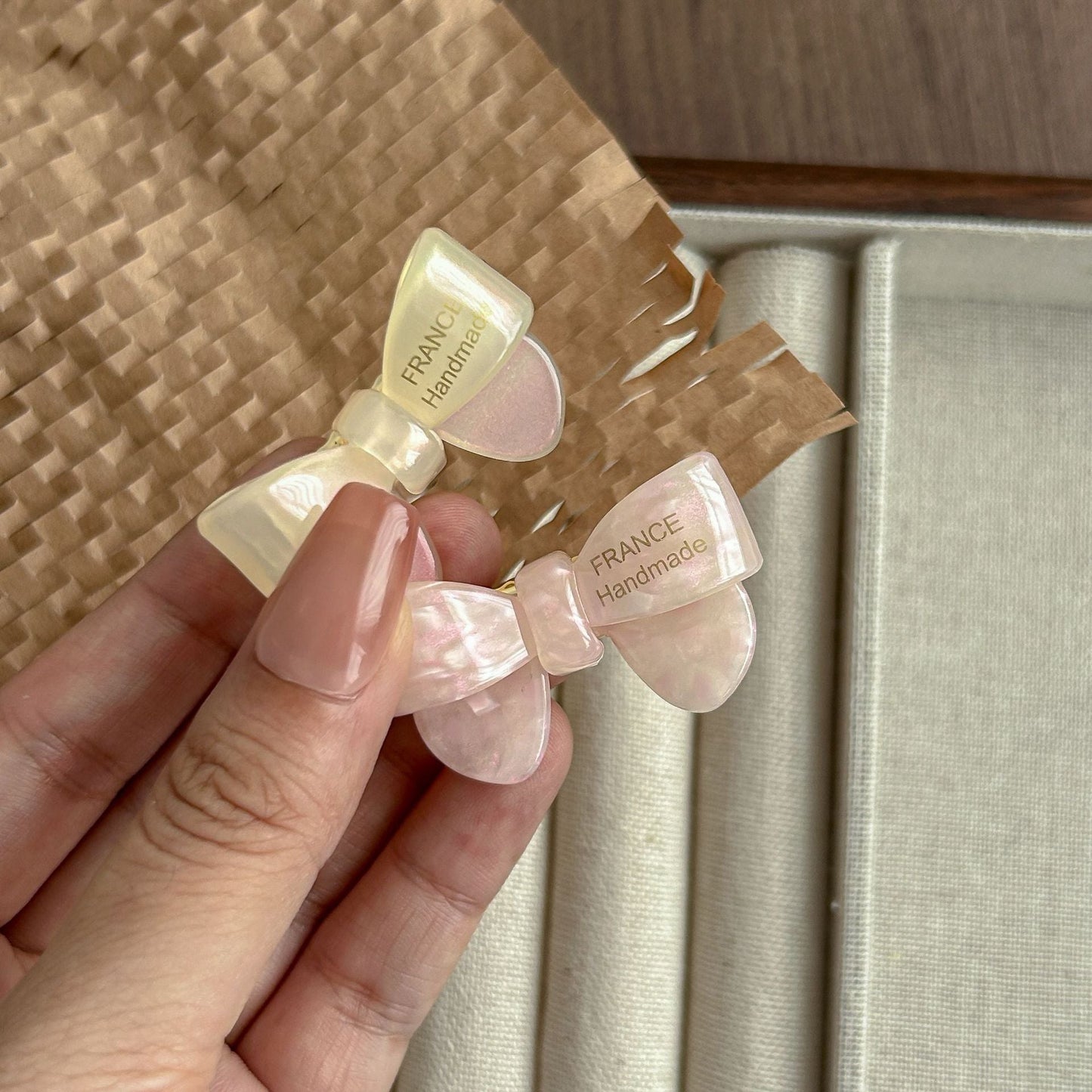 2+Cute Candy Color Bow Knot Small Hair Clips