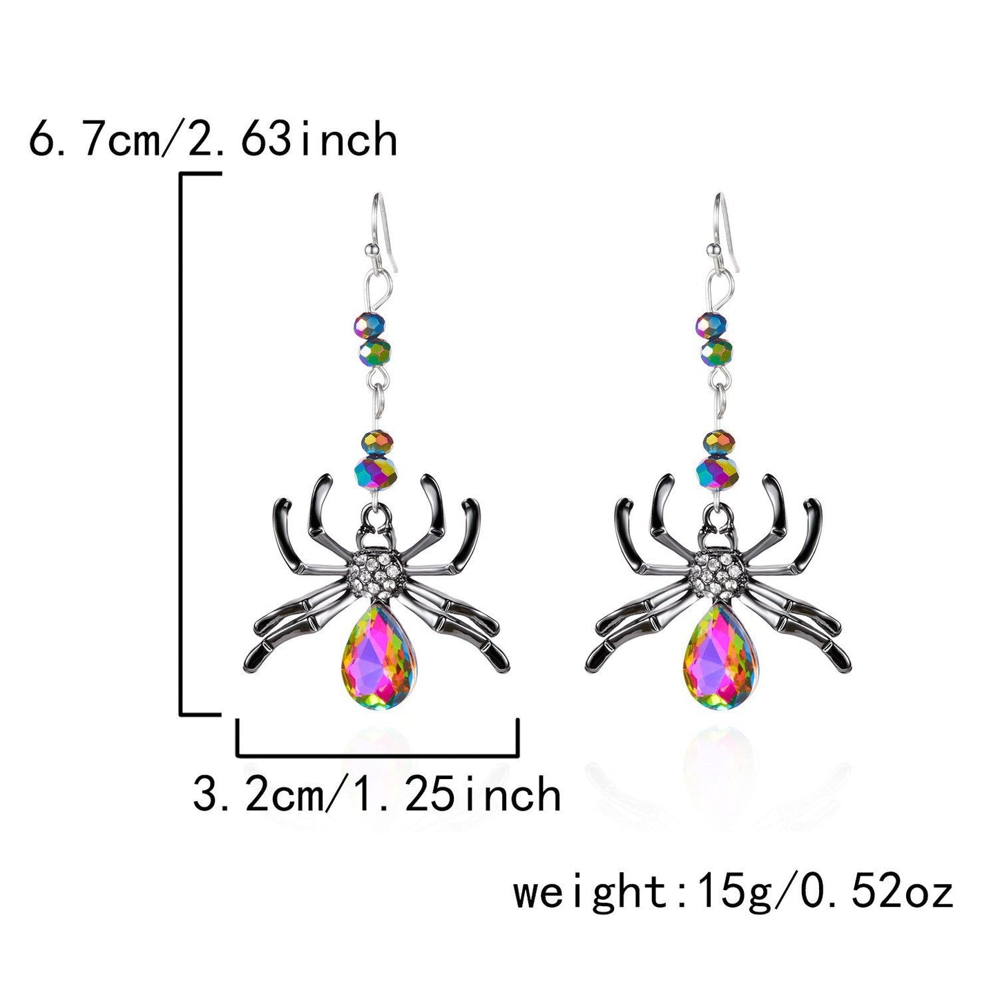 Halloween Pumpkin Ghost Tassel Dangle Earrings