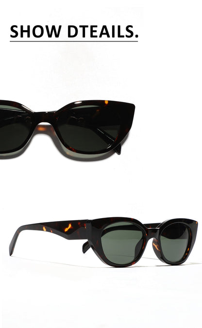 Punk Cat Eye Polarized  Sunglasses