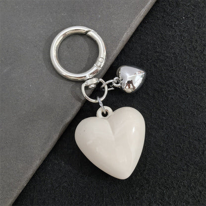 Simple Candy Color Love Bag Charms