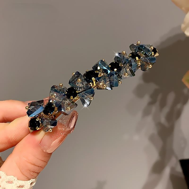 Elegant Handmade Beaded Barrette Hair Clip