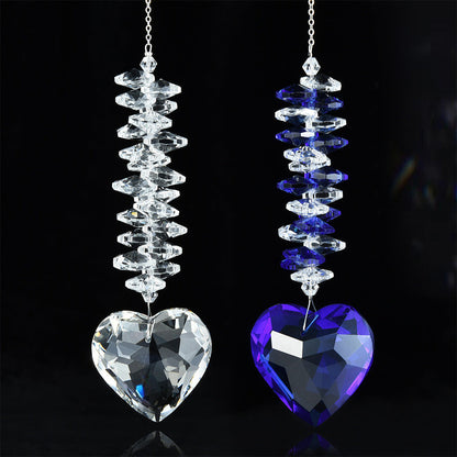 Love Irregular Crystal Home Hangings