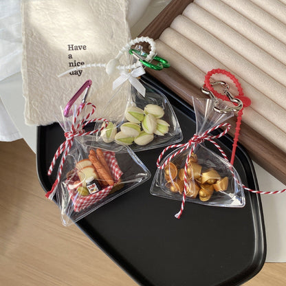 Cute Creative Bread Toast Cartoon Bag Charm