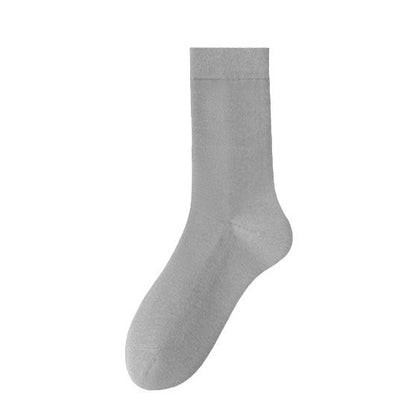 Solid Color Cotton Simple Socks