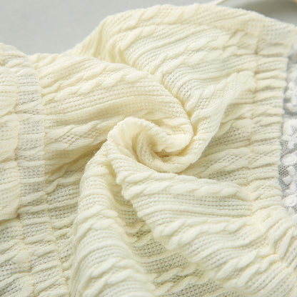 Hellow Lace Flounce Sleepwear Sets