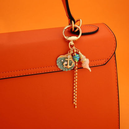 Pearl Shell Chain Bag Charms