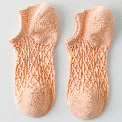 Twist Solid Color Sweet Low Ankle Socks