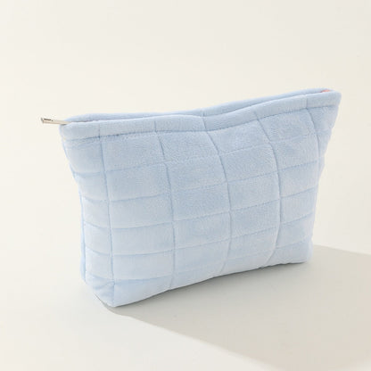 Solid Color Large Capacity Simple Make Up Bag