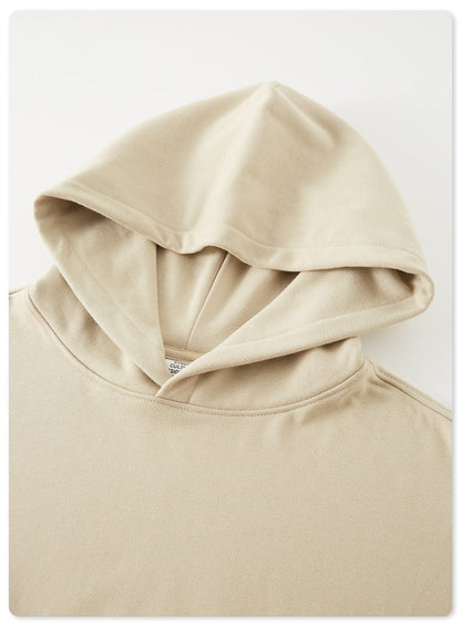 Solid Color Loose Long Sleeve Hoodie