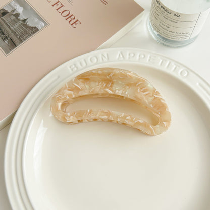 2+Hellow Out Oval Simple Hair Clips