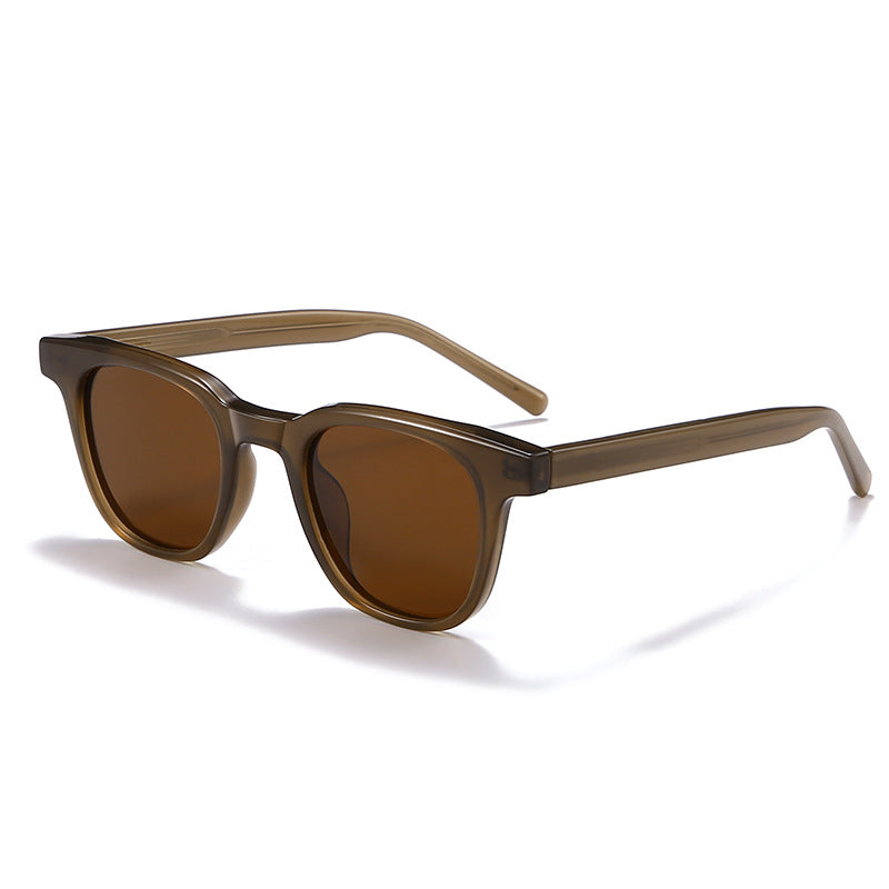 Square Frame Simple Polarized Sunglasses