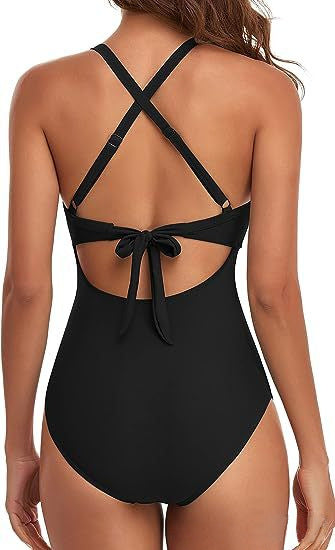 Sexy Hollow Out Cross Halter Swimwear