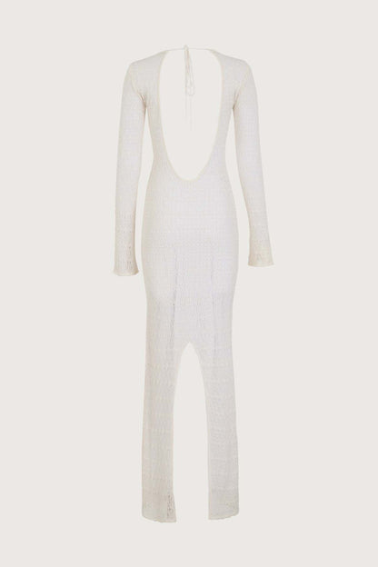 Hollow Out Backless Split Cover Up