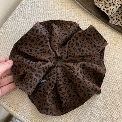 Cute Leopard Print Elastic Soft Scrunchies