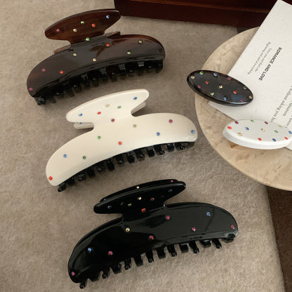 Colourful Rhinestone Simple Grab Clip