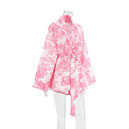 Print Soft Loose Homewear Sets