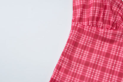 Color Block Pleated Sleeveless Vest Shorts Set