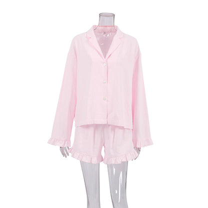 Flounce Cute Loose Sleepwear Sets