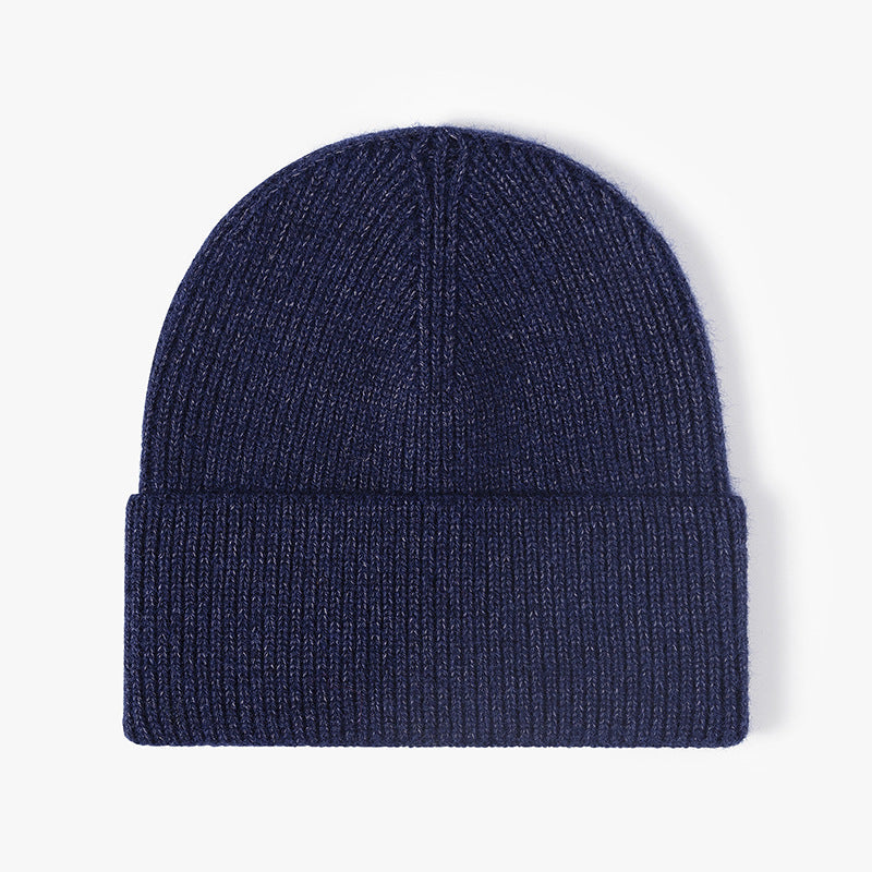 Solid Color Large Size Knit Beanie