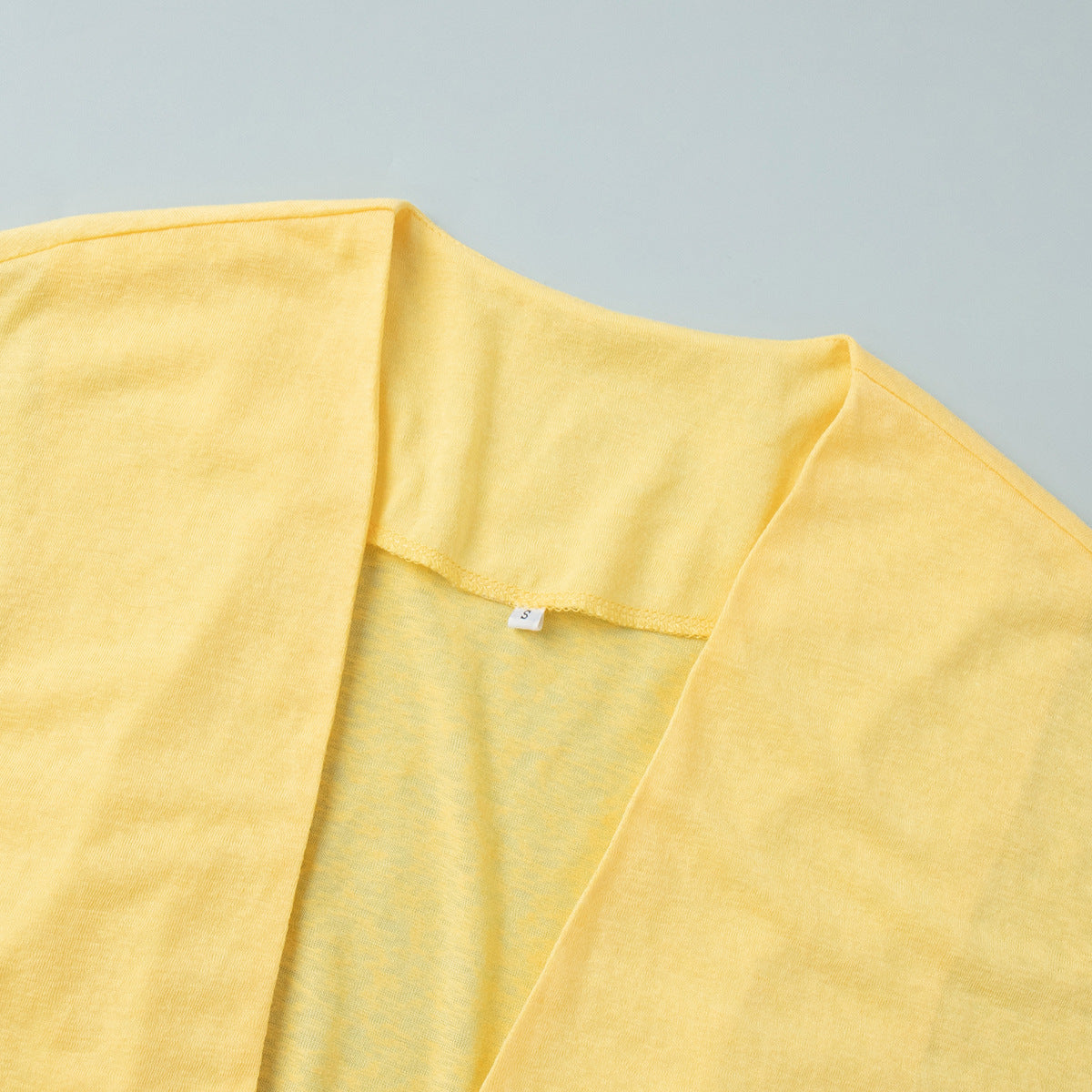 Elegant Solid Color Shawl Lantern Pants Pajamas Set