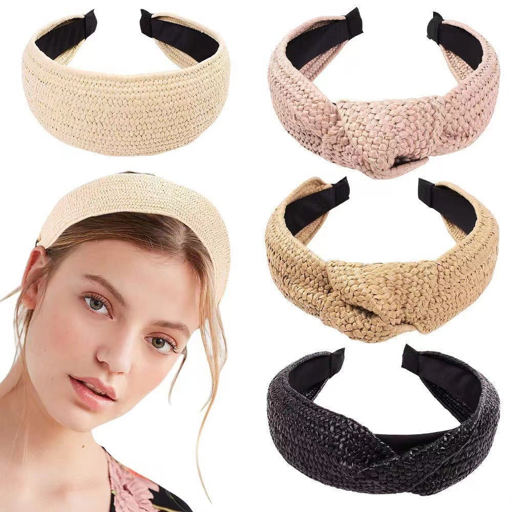Knotted Braided Wide Simple Headband