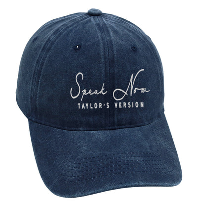 Vintage Letter Embroidered Distressed Baseball Caps