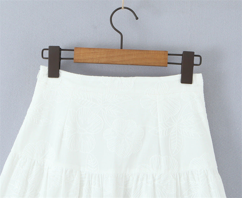 Sexy Embroidered Cami Top and Skirt Set