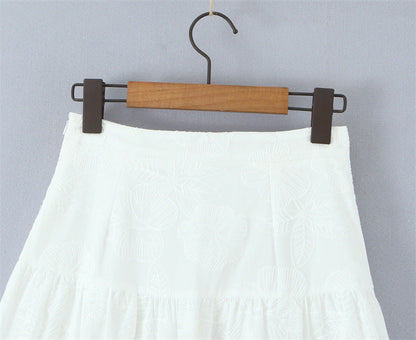 Sexy Embroidered Cami Top and Skirt Set