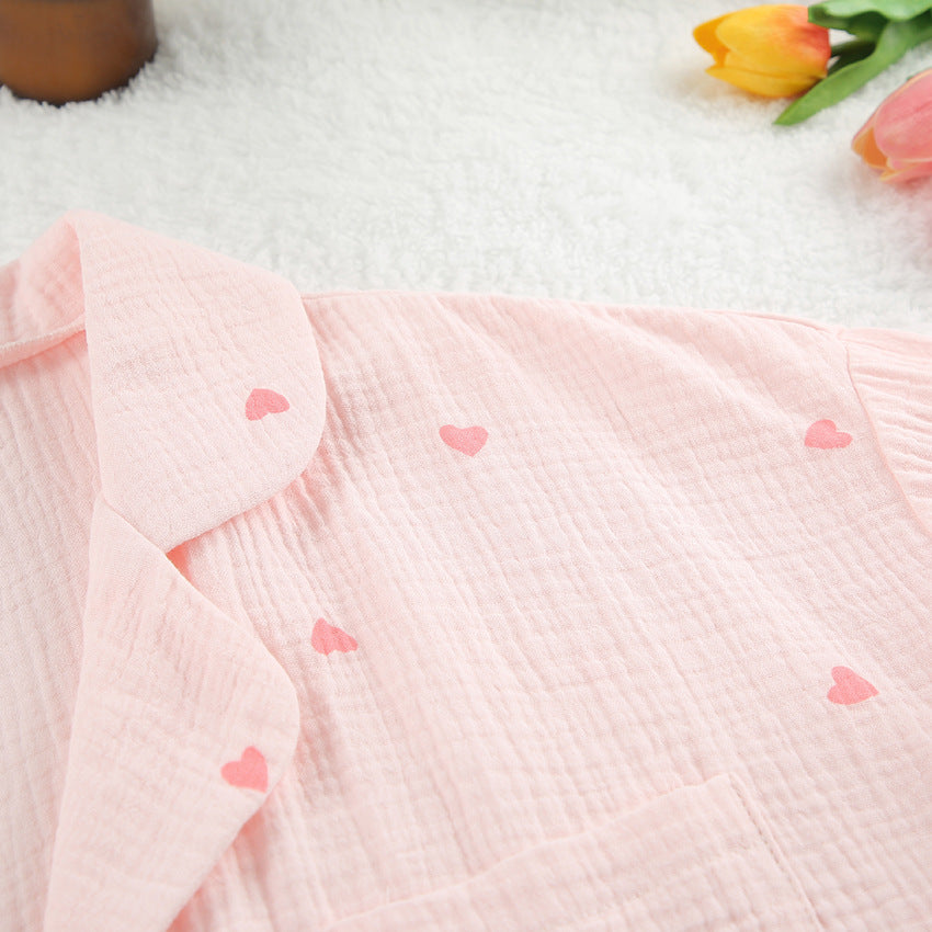 Love Print Casual Soft Homewear Sets