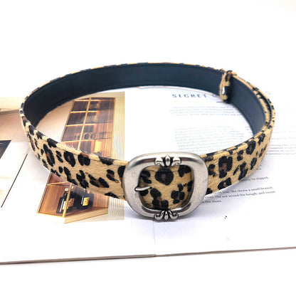 Leopard Zebra Punk Simple Belt