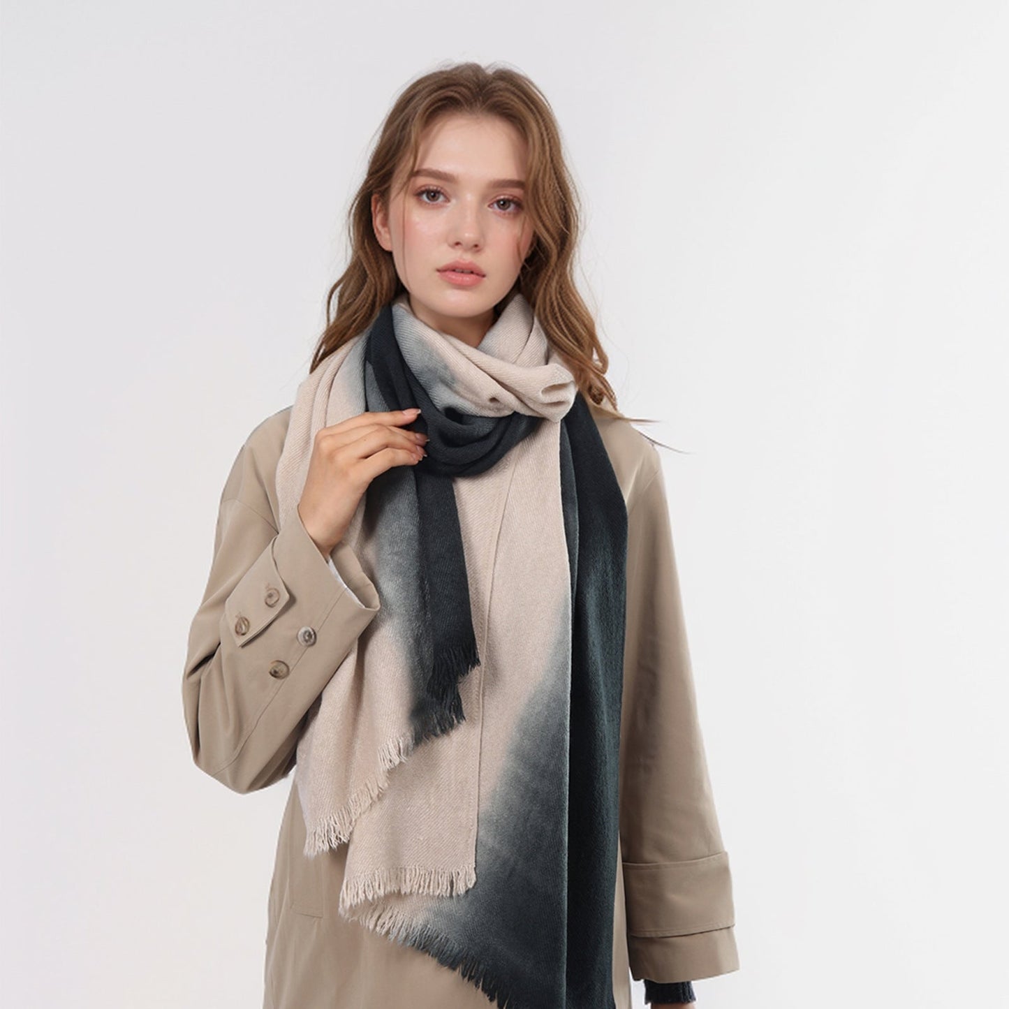 2+ Gradual Color Elegant Scarves