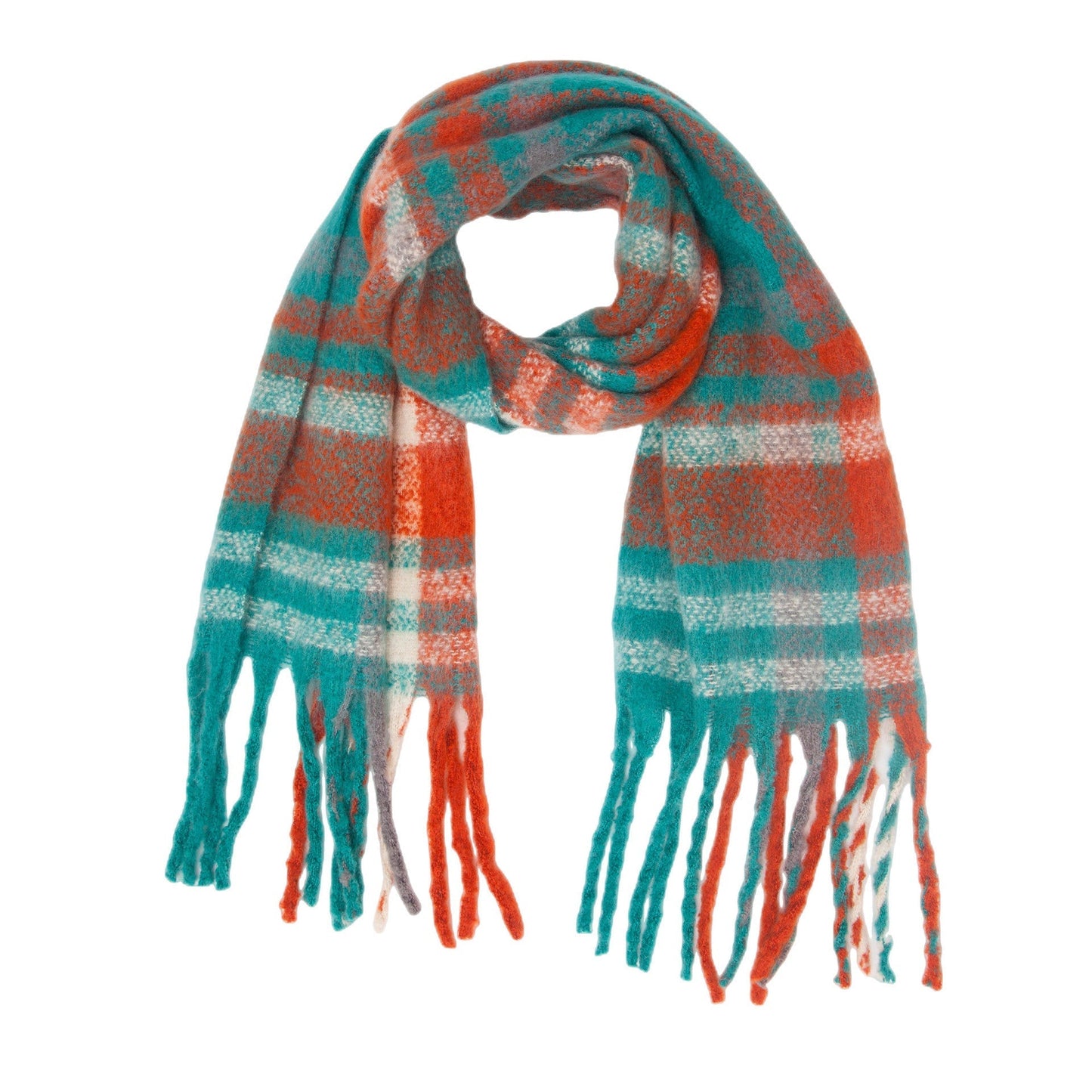 Tassel Plaid Vintage Scarves