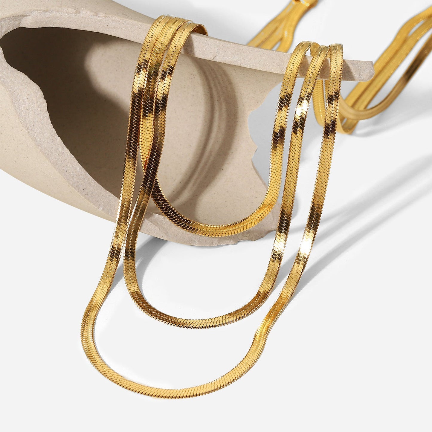 Triangle Layered Vintage Simple Necklace