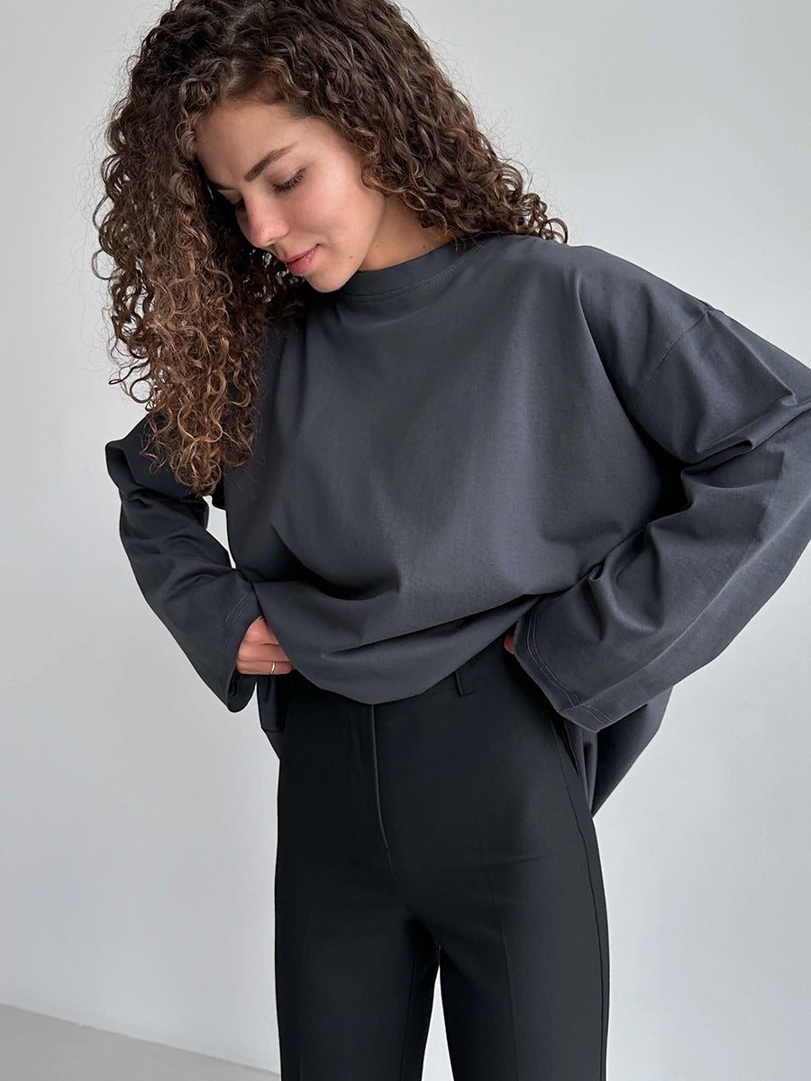 Solid Color Casual Oversize Classic T-Shirt