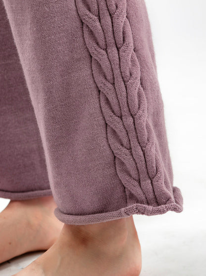 2+ V-Neck Side Split Knit Sets