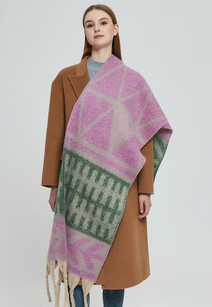 Contrast Color Print Tassel