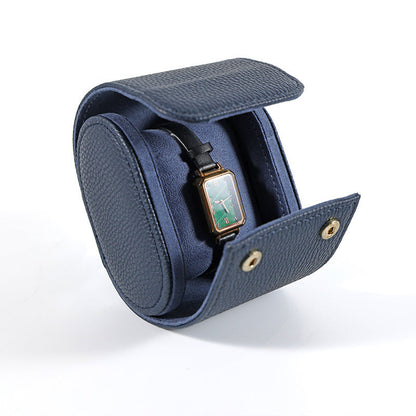 Portable PU Leather Watch Roll Organizer