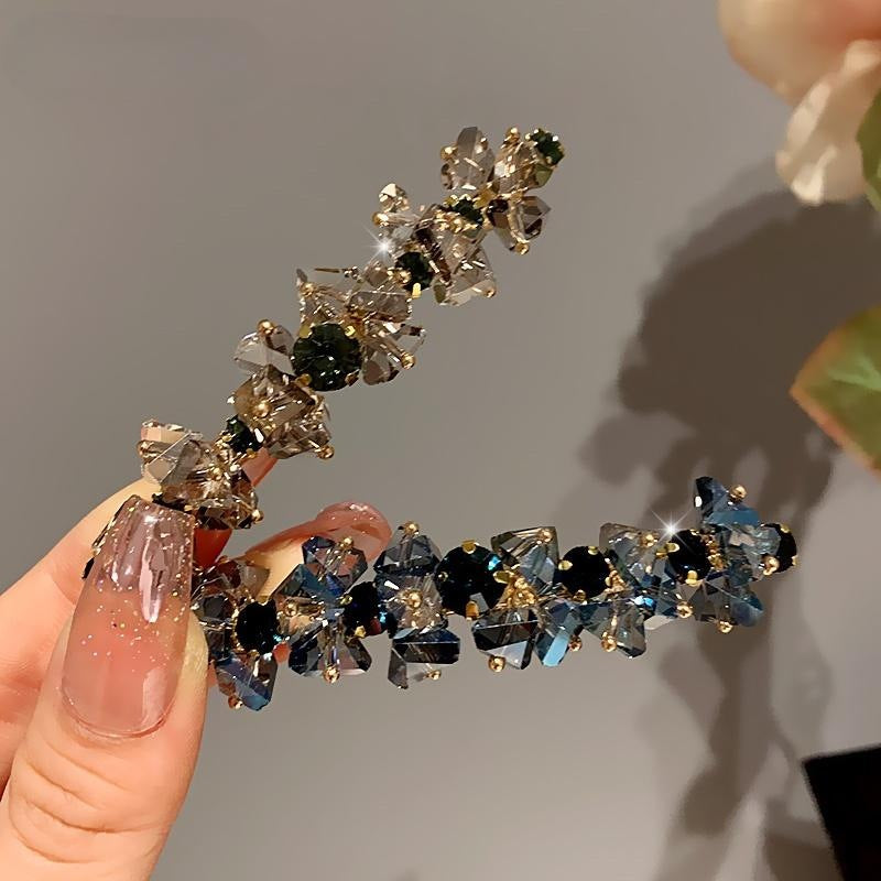 Elegant Handmade Beaded Barrette Hair Clip