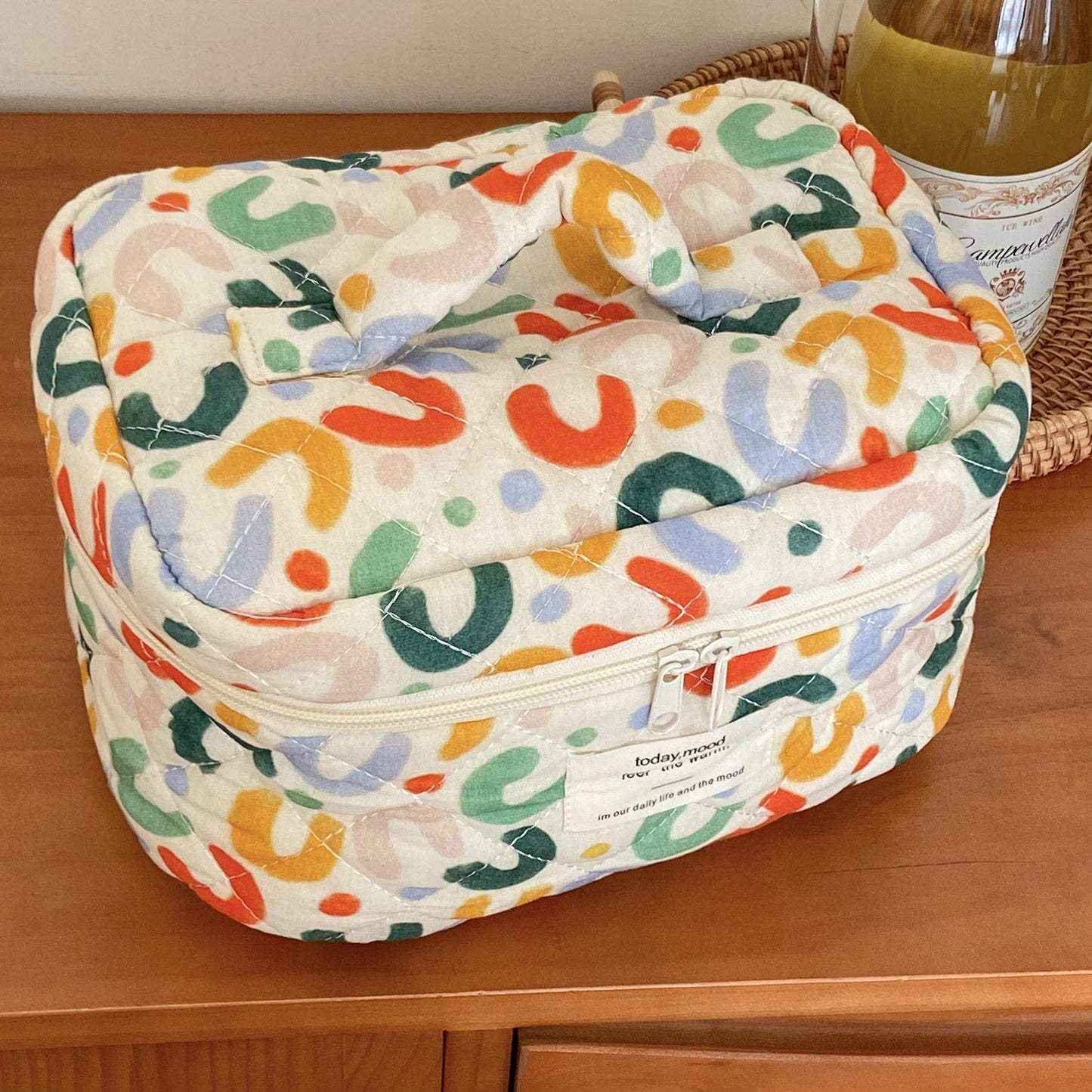 Colorful Letter Cute Make Up Bag