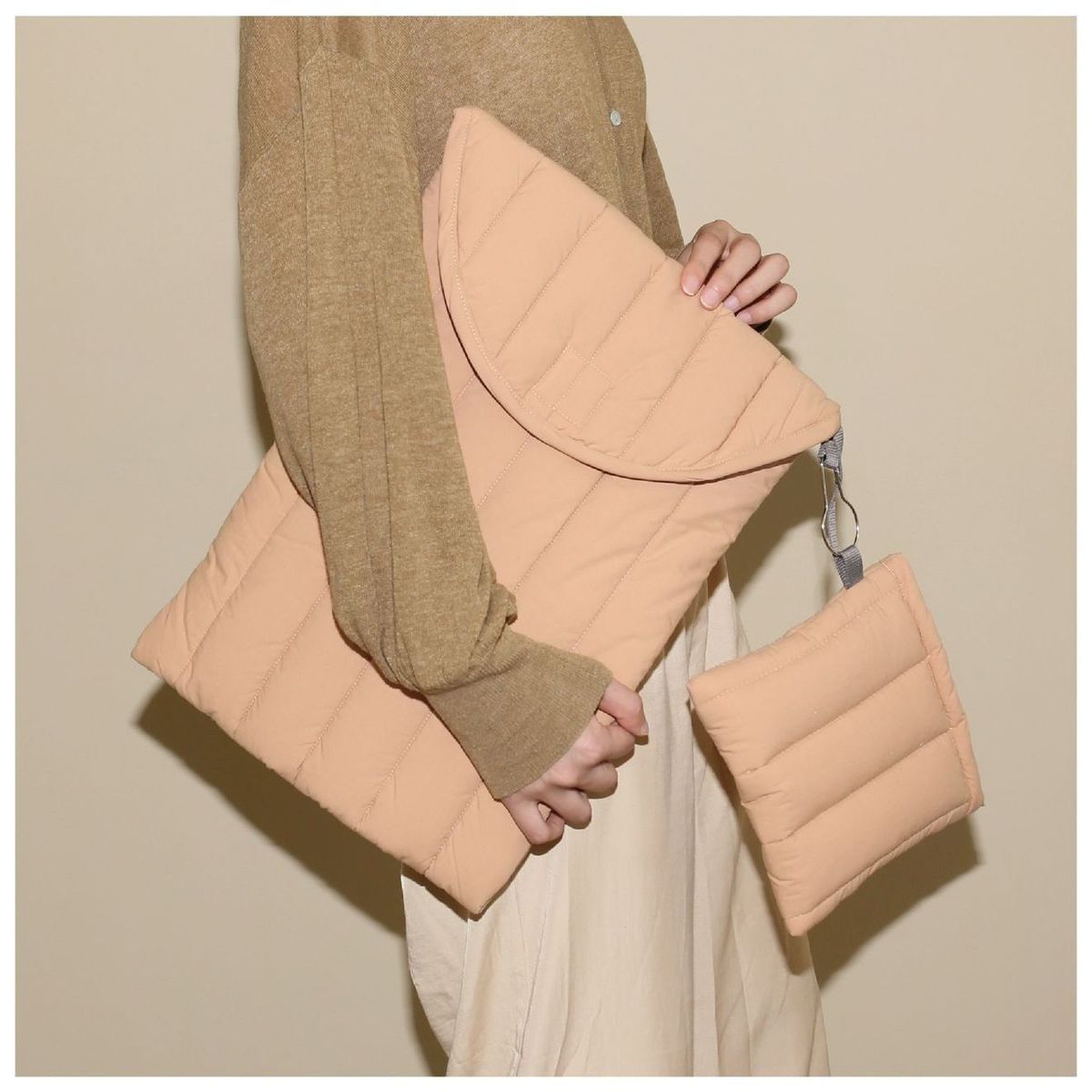 Solid Color Padded Simple Laptop Ipad Bag